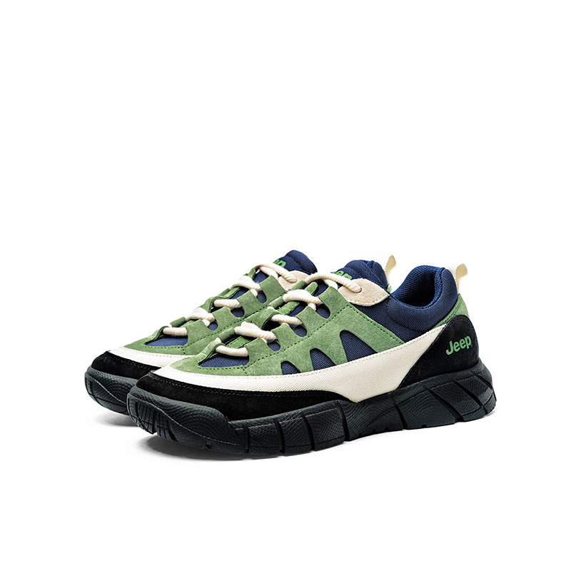 Jeep Cushioning Abrasion Resistant Waterproof Outdoor Shoes Women’s Black Green