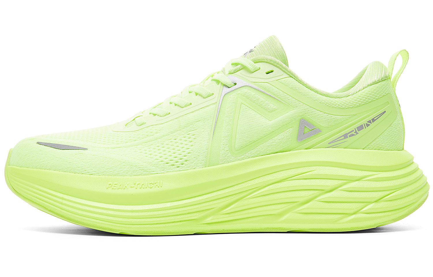 PEAK Abrasion Resistant Impact Resistant Rebound Low top Training Running Shoes Men’s Neon Green