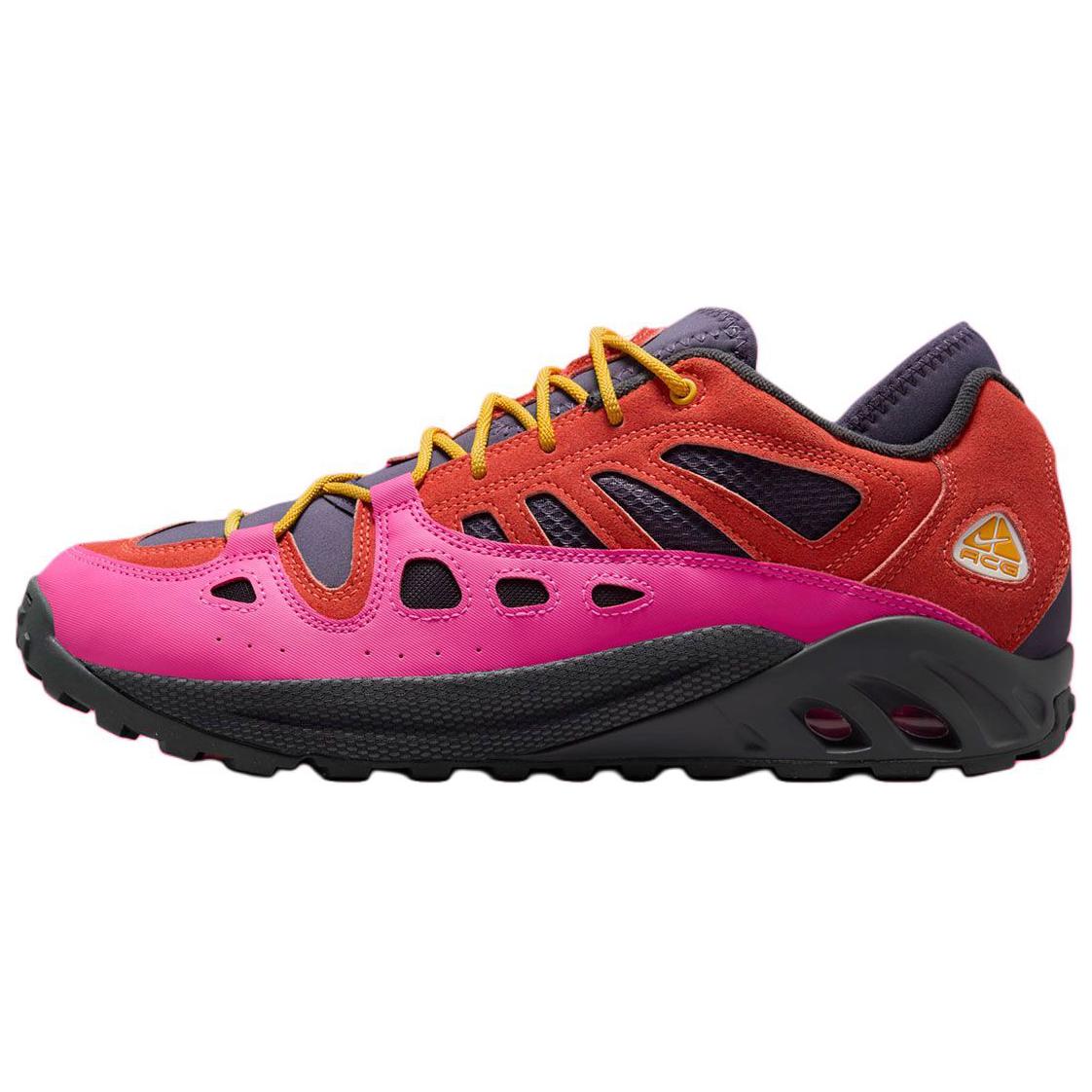 Nike Acg Air Exploraid Light Wild Mango Dark Raisin Laser Fuchsia University Gold