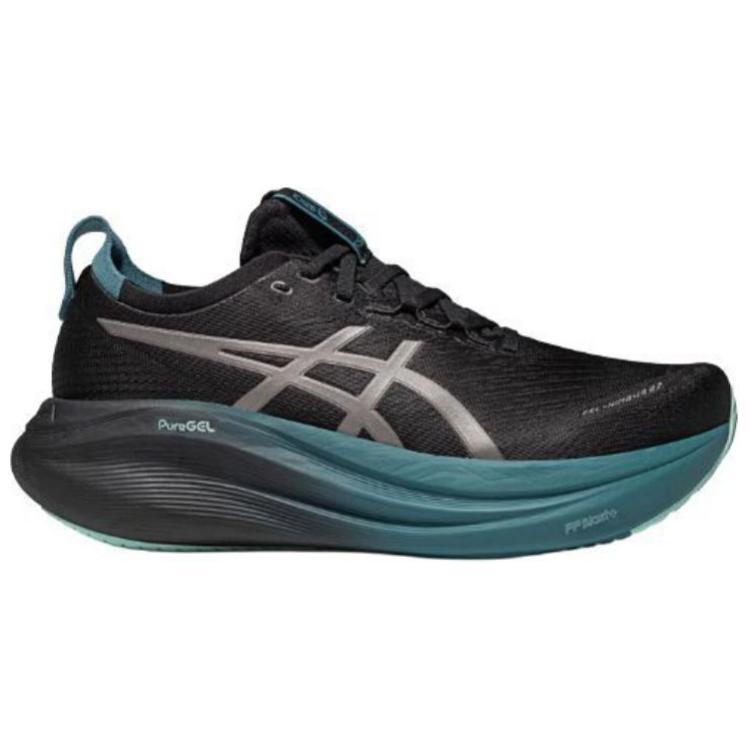 ASICS GEL NIMBUS 27 Abrasion Resistant Breathable Low top Marathon Long Distance Running Shoes Men’s Black
