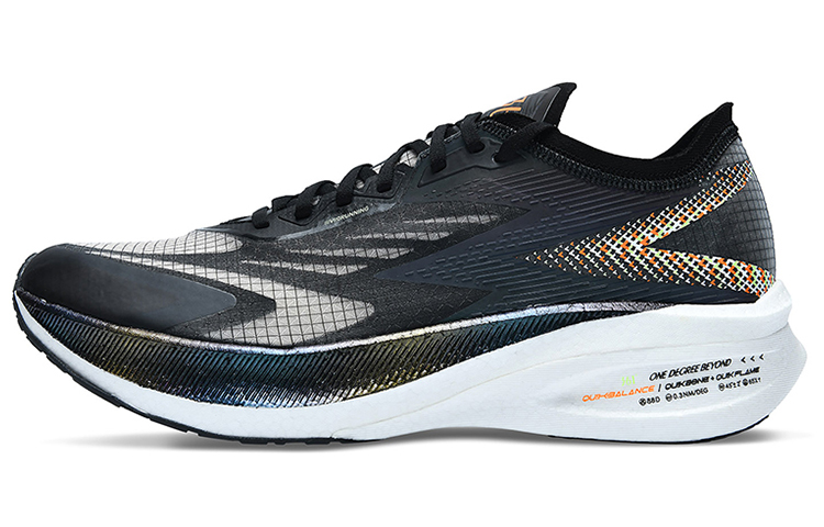 361° Feiran 1 Comfortable Mesh Cushioning Slip Resistant Abrasion Resistant Low top Running Shoes Men’s Black White
