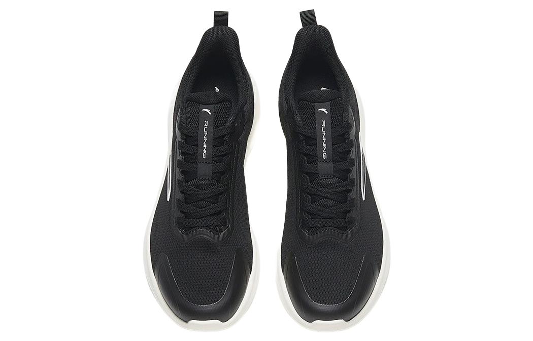 Anta Comfortable Slip Resistant Abrasion Resistant Low top Running Shoes Women’s Black White