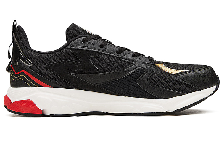 361° Comfortable And Breathable Low top Running Shoes Men’s Black Red