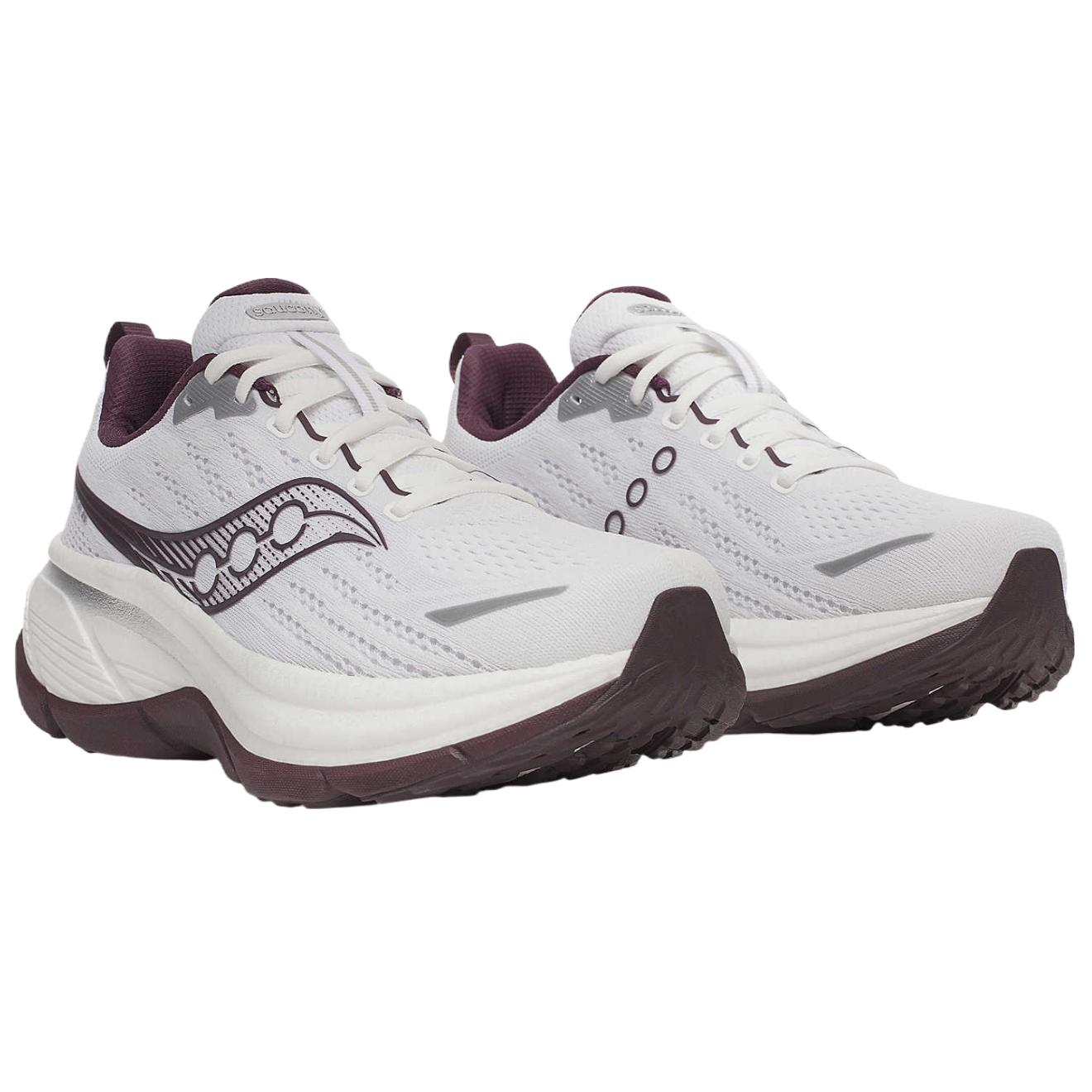 Saucony Hurricane 25 Breathable Support Breathable Support Running Shoes Unisex White Red