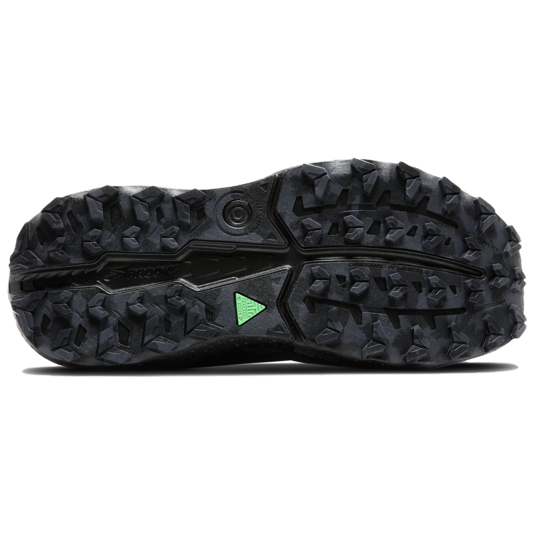 Brooks Slip Resistant Abrasion Resistant Low top Trail Running Shoes Women's Black