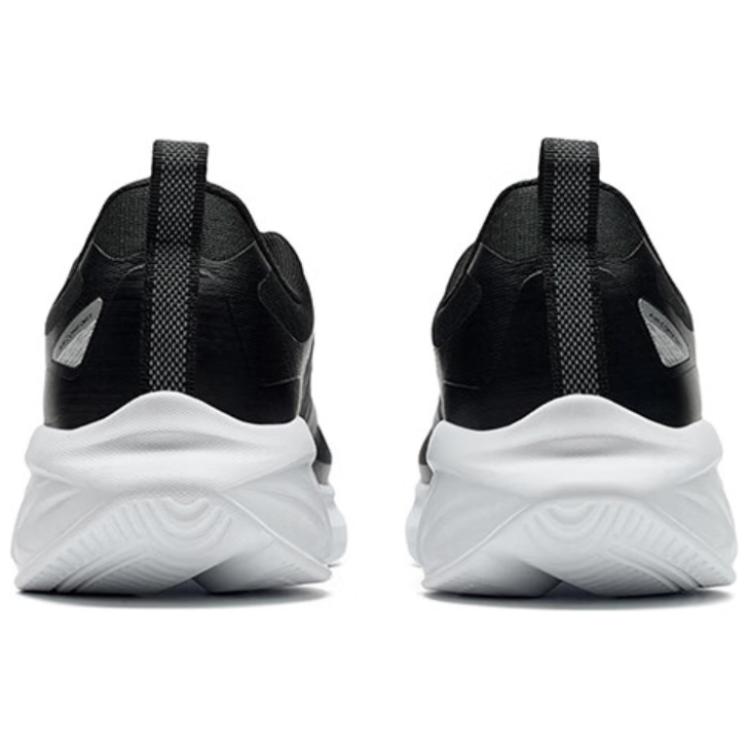 XTEP Comfortable And Trendy Slip Resistant Abrasion Resistant Low top Running Shoes Men’s Black White
