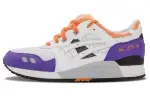 Asics Gel Lyte 3 Low top Running Shoes Unisex White Purple