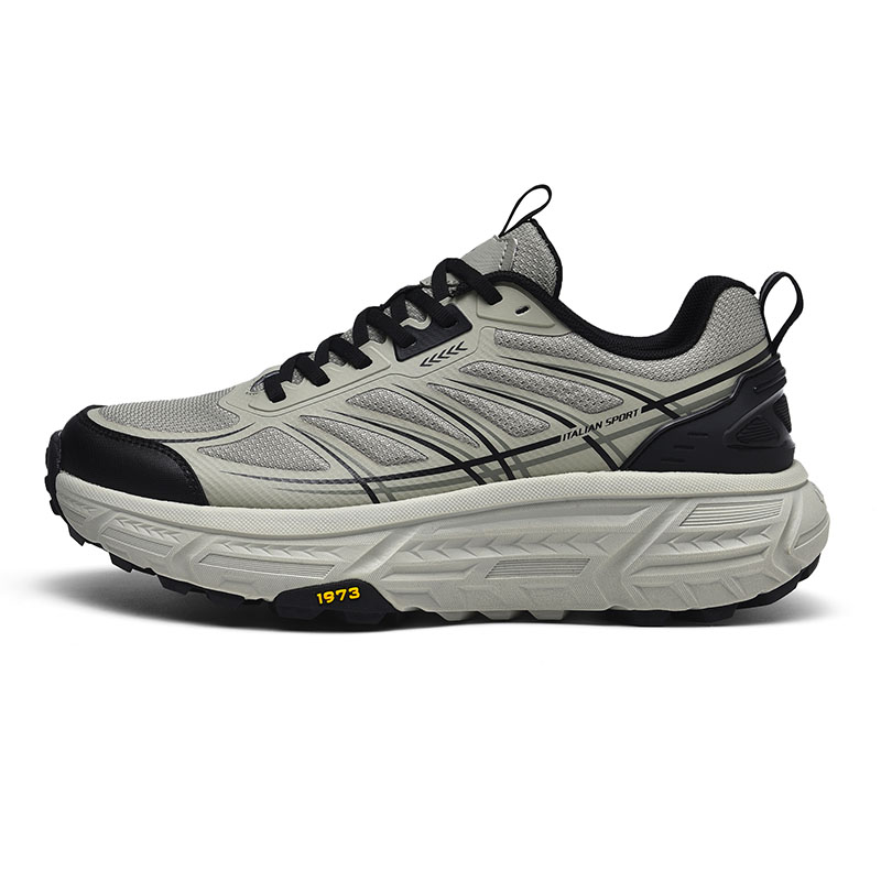 LOTTO Chryso V2 Non slip, Wear resistant, Impact resistant Low top Outdoor Shoes Men’s Gray Green