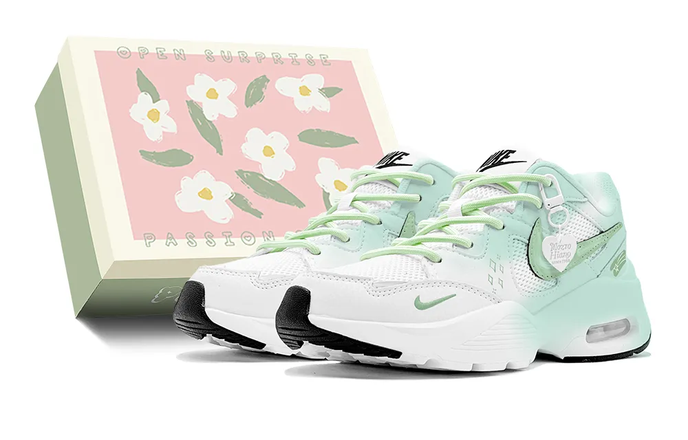 Nike Air Max Fusion Low top Running Shoes Women's White Green