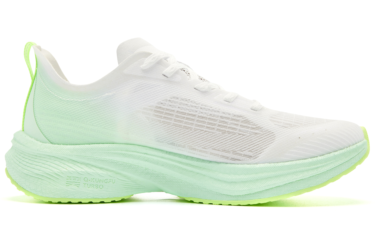 QIAODAN Light Speed 5.0 PLUS Running Shoes Women’s Low Top Jordan White/Ice Porcelain Green