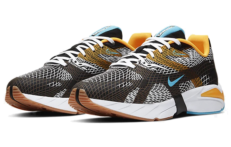 Кроссовки Nike Ghoswift (черно-бело-оранжевый) — фото 3