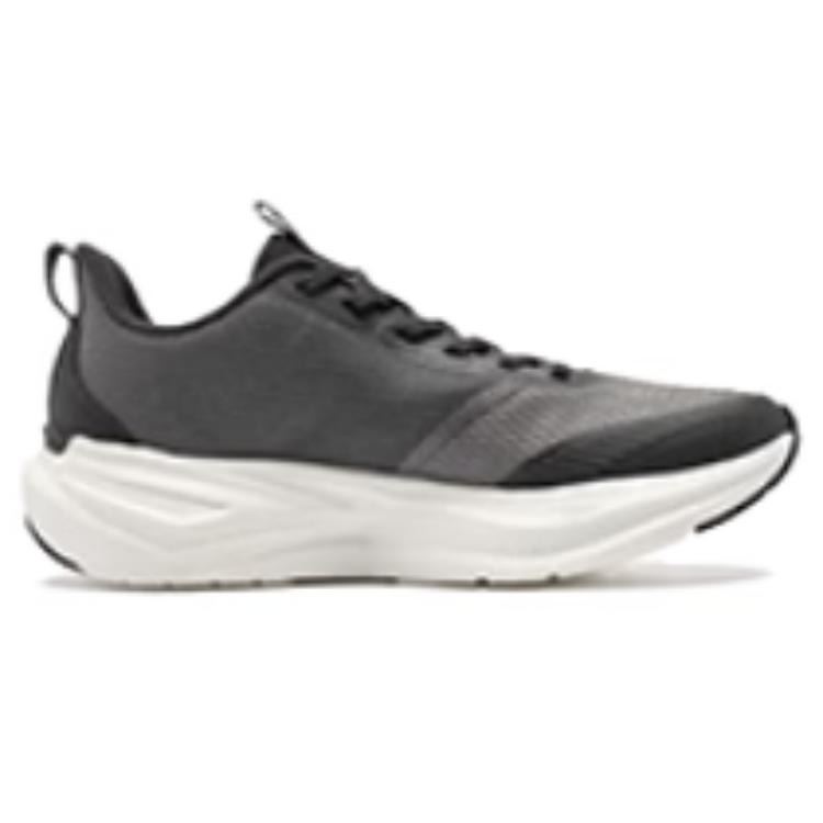 QIAODAN Cushioning Slip Resistant Breathable Low top Casual Running Shoes Men’s Gray