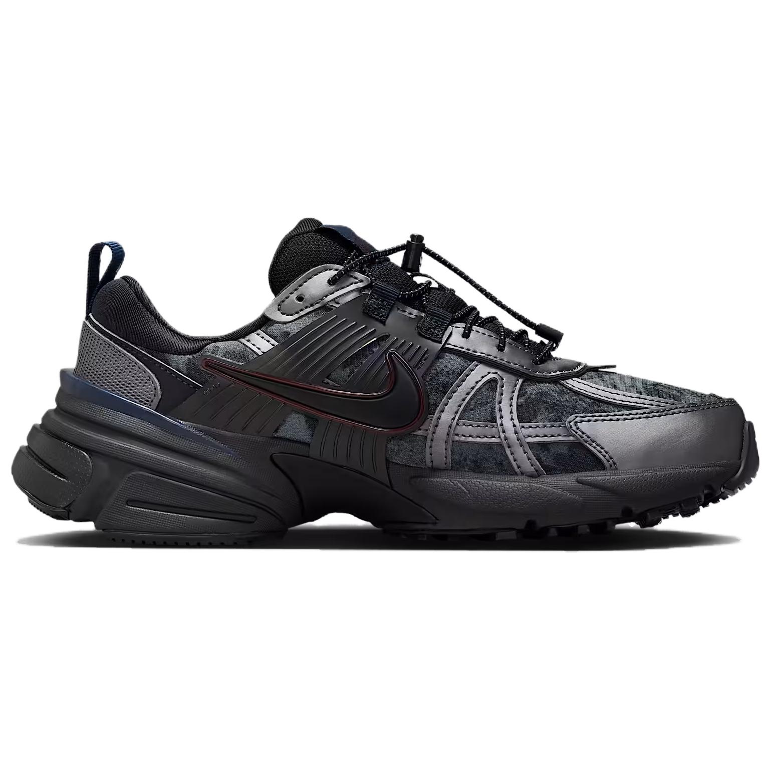 Nike V2K Run Metallic Dark Grey Burgundy Crush Women’s