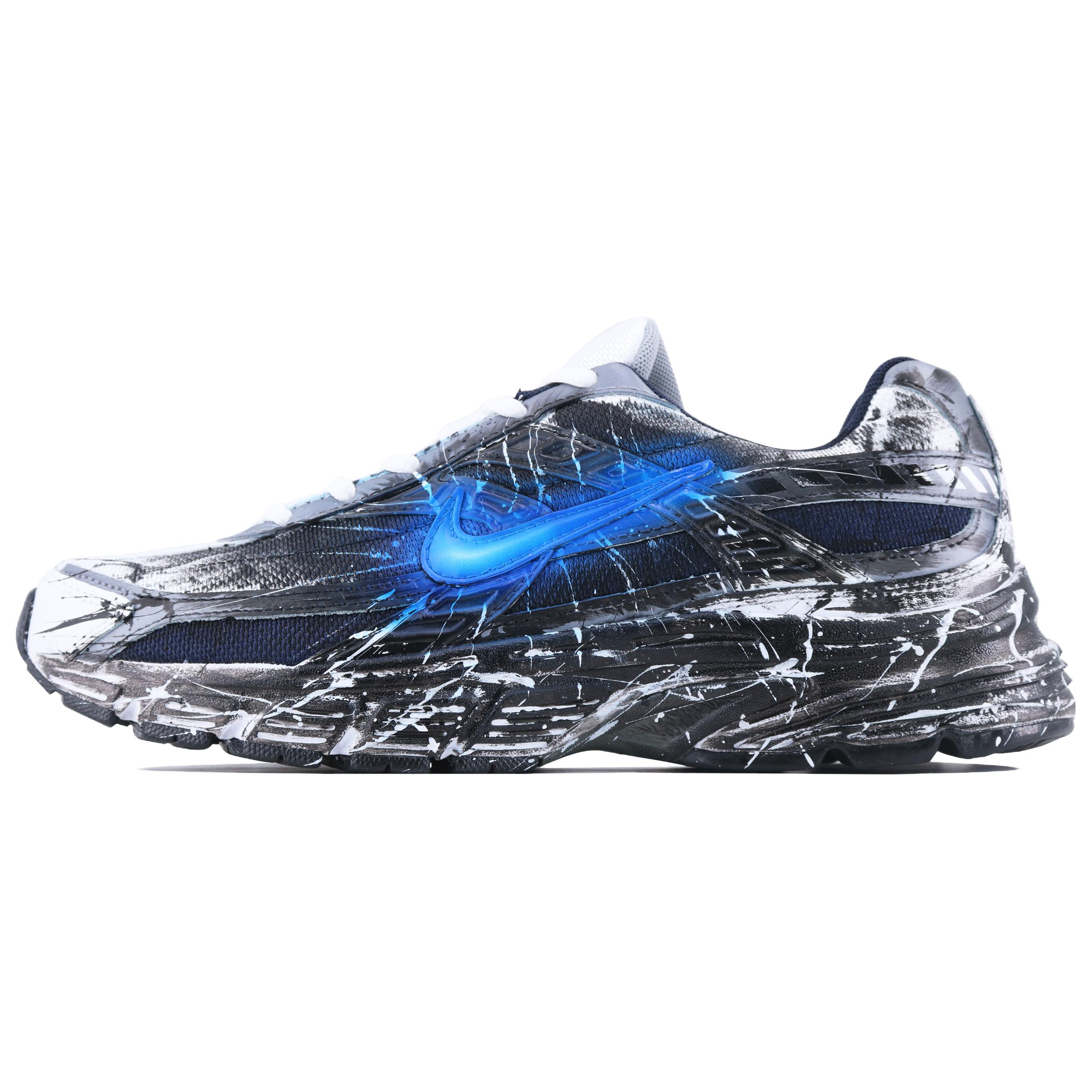 Nike Initiator Abrasion Resistant Abrasion Resistant Low top Running Shoes Men’s White Blue Black