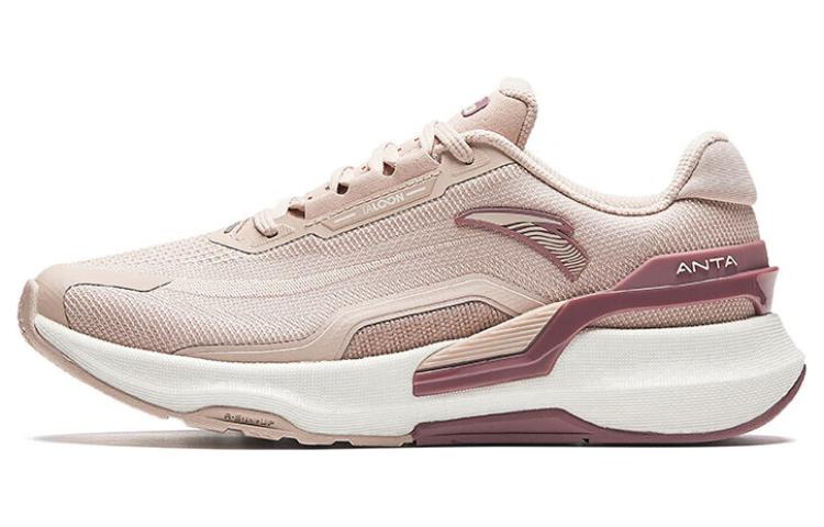 Anta Burning Refinement Slip Resistant Cushioning Low top Running Shoes Women’s Pink Gray