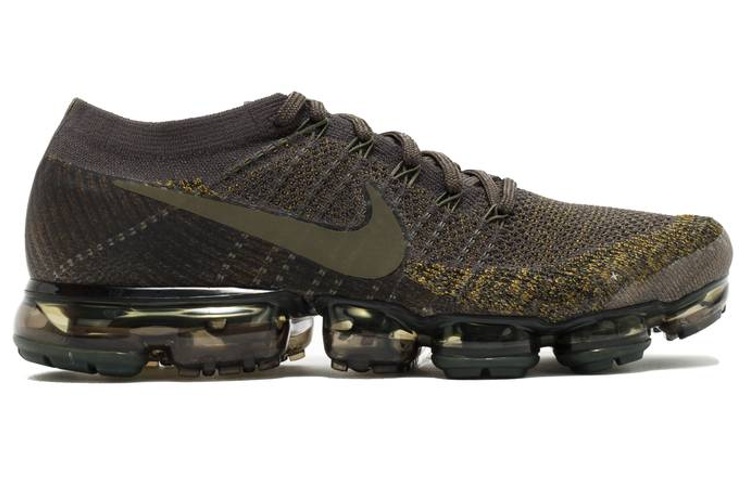 Мужские кроссовки Nike AIR VAPORMAX Cargo Khaki (черно-зеленые) — 午夜雾/卡其绿 — фото 2