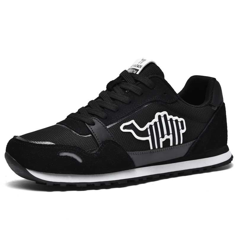 LINGHANGLUOTUO Fabric Slip Resistant Coverage Lightweight Low top Sprint Running Shoes Men’s