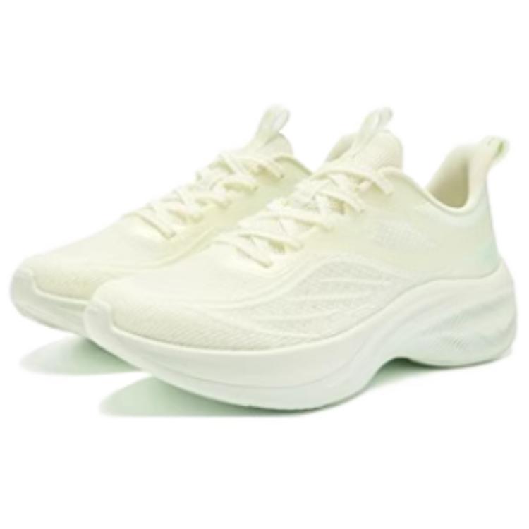 QIAODAN Cushioning Slip Resistant Lightweight Low top Sprint Running Shoes Women’s Green