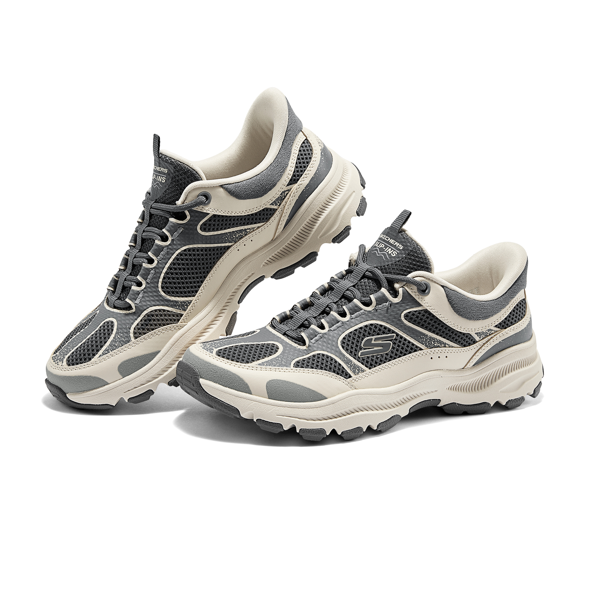 Skechers Cushioning Abrasion Resistant Slip Resistant Low top Casual Shoes Women’s Gray