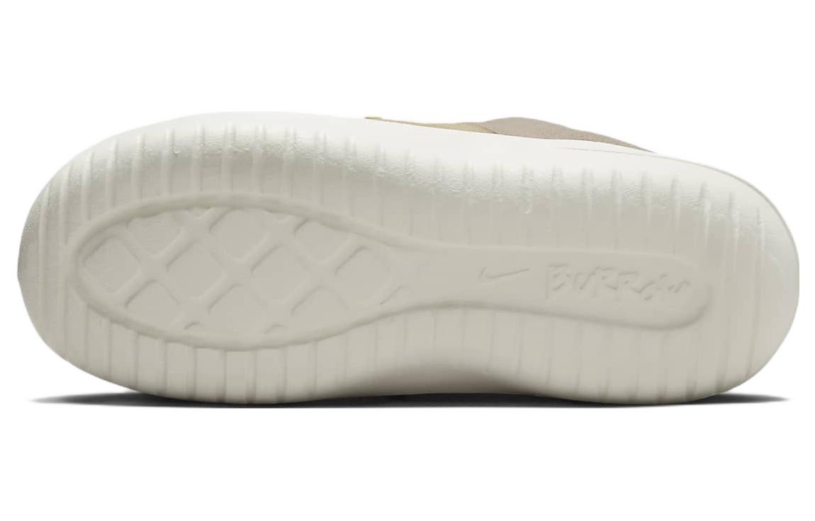 Nike Burrow Comfortable Fleece Lined Thermal Rubber Sole Slide Slippers Men's Beige