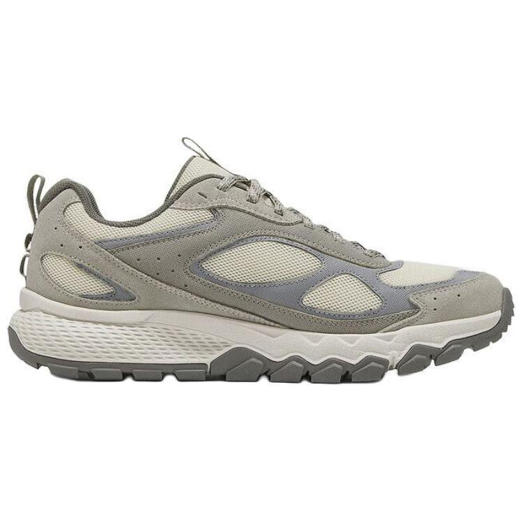 Skechers OUTDOOR MENS Mesh, Artificial Leather Soft And Comfortable Low top Outdoor Shoes Men’s Gray