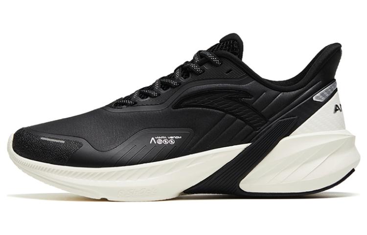 Anta DuCi4 Comfortable Slip Resistant Abrasion Resistant Low top Running Shoes Women's Black White