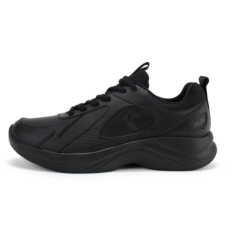 QIAODAN Slip Resistant, Abrasion Resistant, Breathable Low top Running Shoes Men’s Black Gray