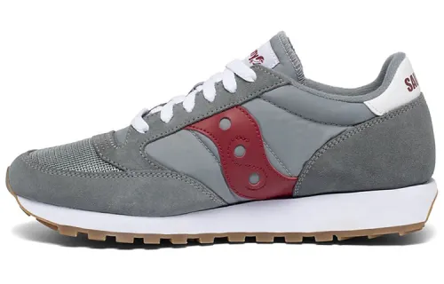 Saucony Jazz Original Running Shoes Men's Low Top Gray/Red