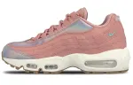 Nike Air Max 95 Breathable Low top Athletic Shoes Women's Pink Laser