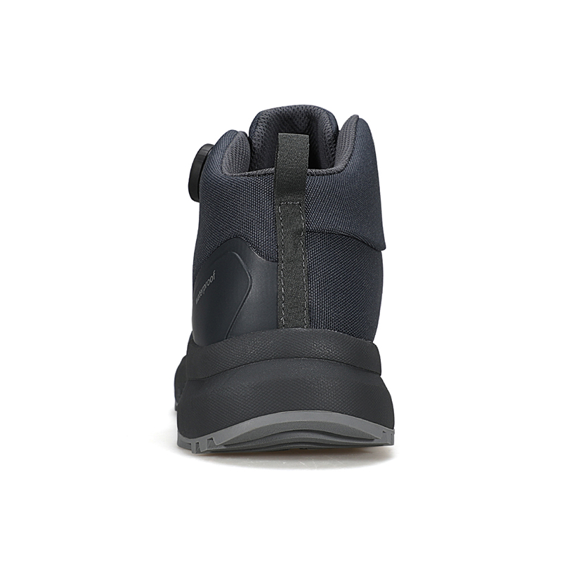 HUMTTO Cushioning Slip Resistant Abrasion Resistant Mid top Outdoor Shoes Men’s Dark Gray