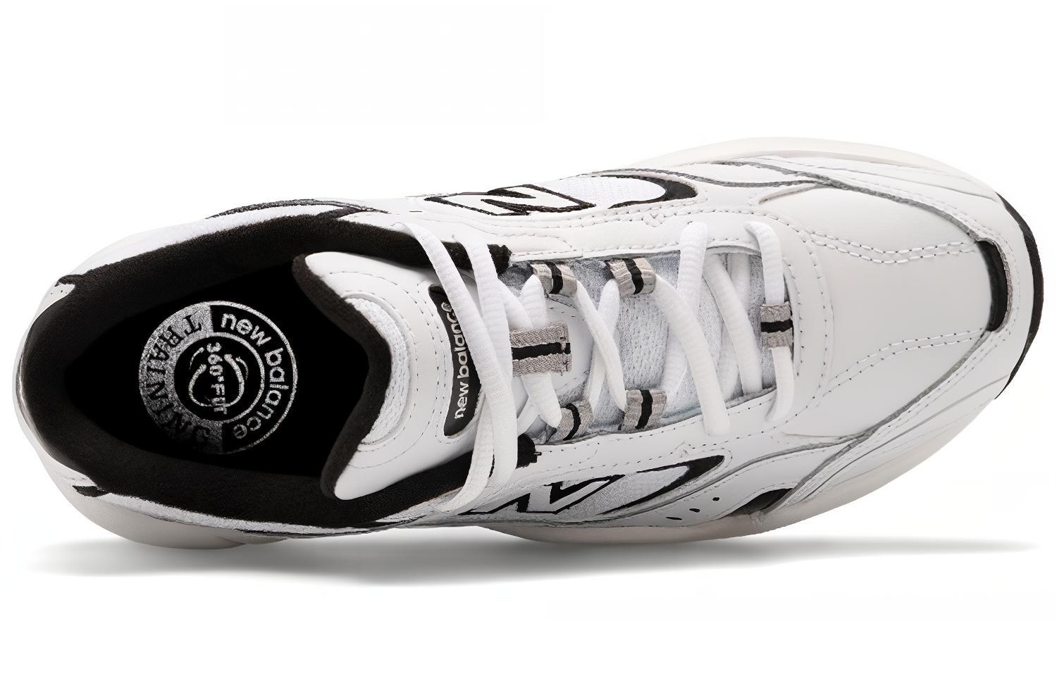 452 Wmns New Balance 'White Black' Women's - Image 3