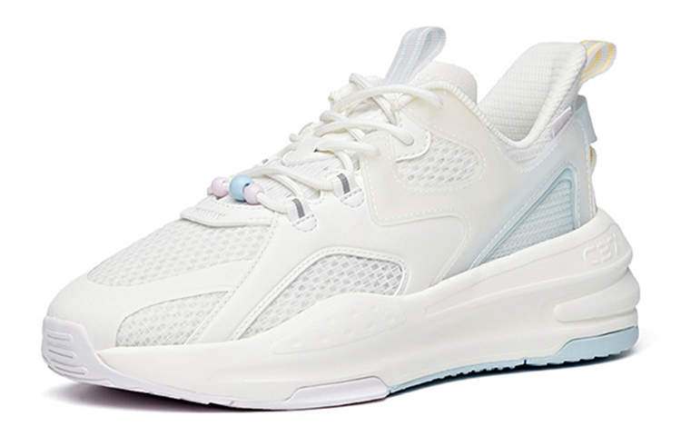 Anta C37 Series Platform Textile, Synthetic Leather Slip Resistant Cushioning Abrasion Resistant Lightweight Low top