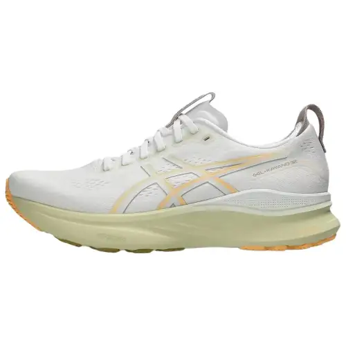 ASICS GEL KAYANO 32 Abrasion Resistant Low top FF BLAST+/HYBRID ASICSGRIP Running Shoes Men's White Orange Wide Fit