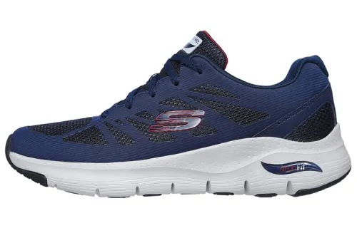 Skechers Arch Fit Cushioning Low top Running Shoes Men's Marine Blue