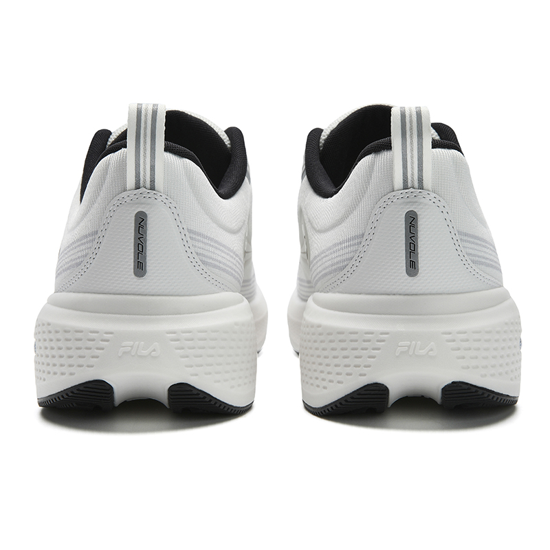 FILA NUVOLE 3+ Cushioning Breathable Low top Running Shoes Men’s White Black