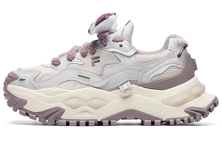 FILA FUSION Bianco Sneakers 'White Purple' Women's