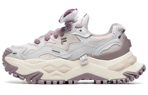 FILA FUSION Bianco Sneakers 'White Purple' Women's