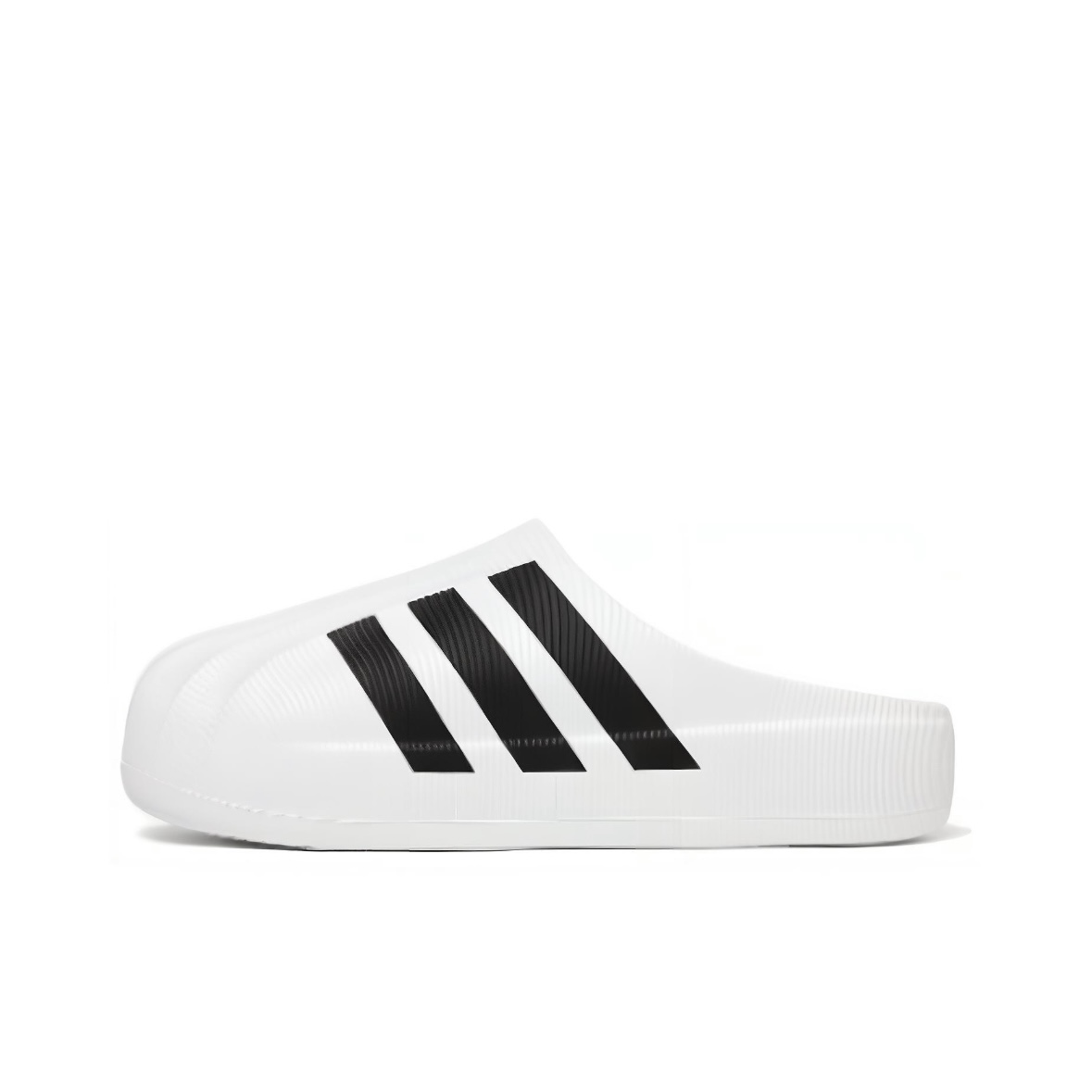 Adidas Originals AdiFOM Superstar Closed Toe Slippers Unisex Black White Umber