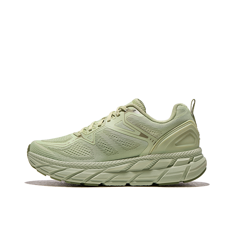 HOT POTATO Cushioning Abrasion Resistant Lightweight Breathable Low top PO EVA Running Shoes Unisex Gray Green