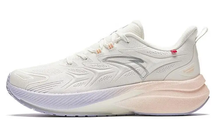 Anta Rocket 5.0 Comfortable Fabric Cushioning, Wear Resistant Low top Training Running Shoes Women's White Silver