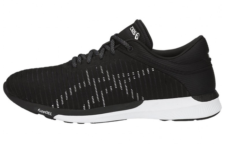 ASICS Fuzex Running Shoes Men's Low Top Black