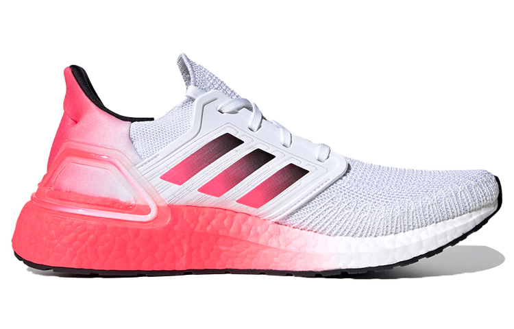 Кроссовки adidas ULT Boost (белый / розовый) — фото 2