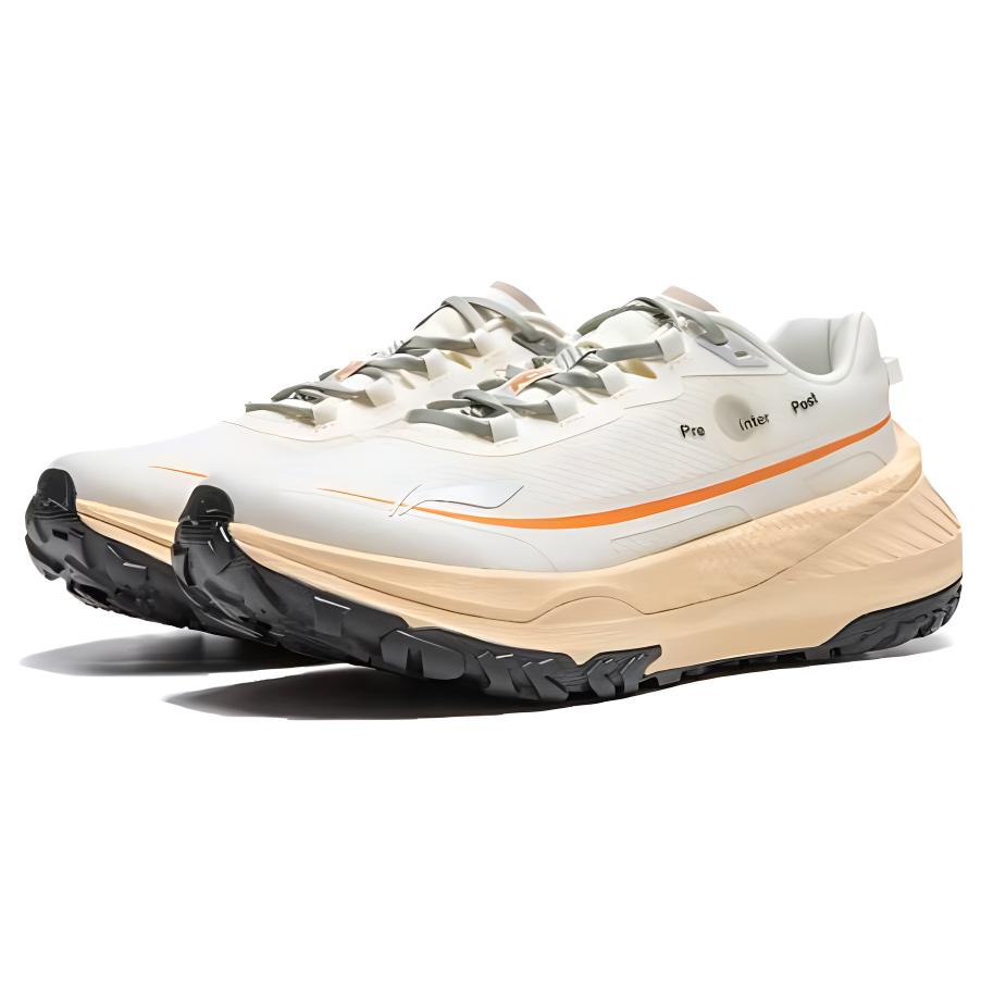 Li Ning Slip Resistant Abrasion Resistant Low top Running Shoes Women’s Ecru