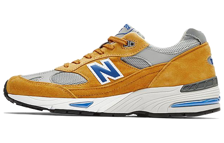 Мужские кроссовки New Balance New Balance NB 991 D (желто-серые) — фото 1