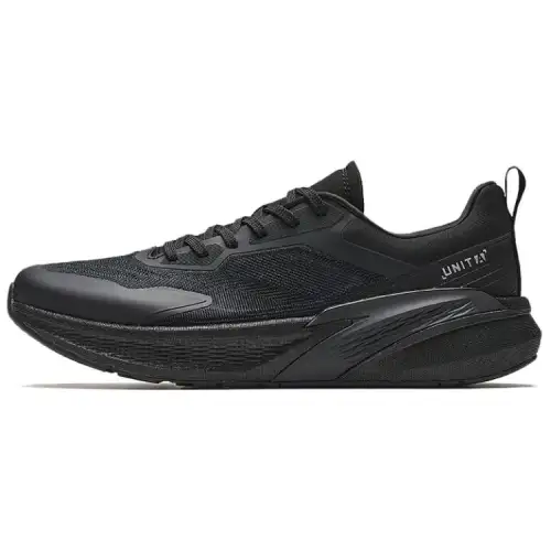 Anta Burning Exercise Lightweight Anti Slip Low top Casual Running Shoes Men's Black