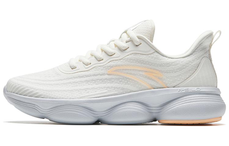 Anta Comfortable Round Toe Slip Resistant Cushioning Slip Resistant Cushioning Low top Running Shoes Women’s White