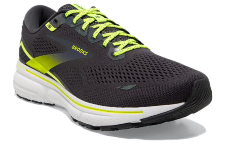 Brooks Ghost 15 Slip Resistant Cushioning Low top Running Shoes Women’s Black Yellow