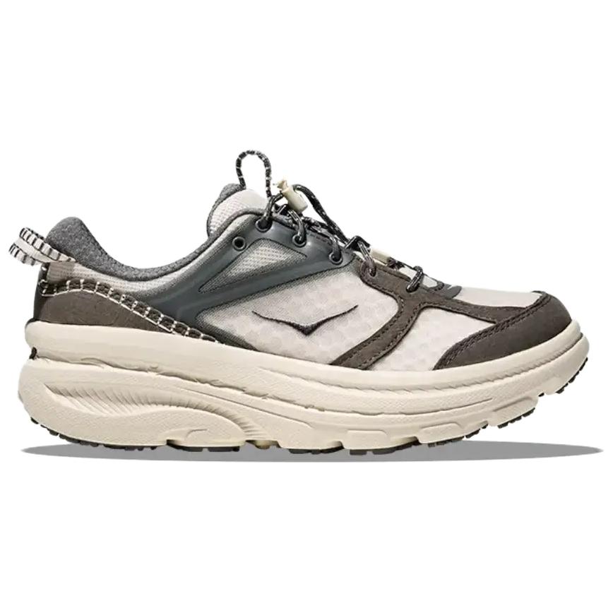 HOKA ONE ONE Bondi B3LS Soft And Comfortable Slip Resistant Abrasion Resistant Low top Casual Running Shoes Unisex Gray