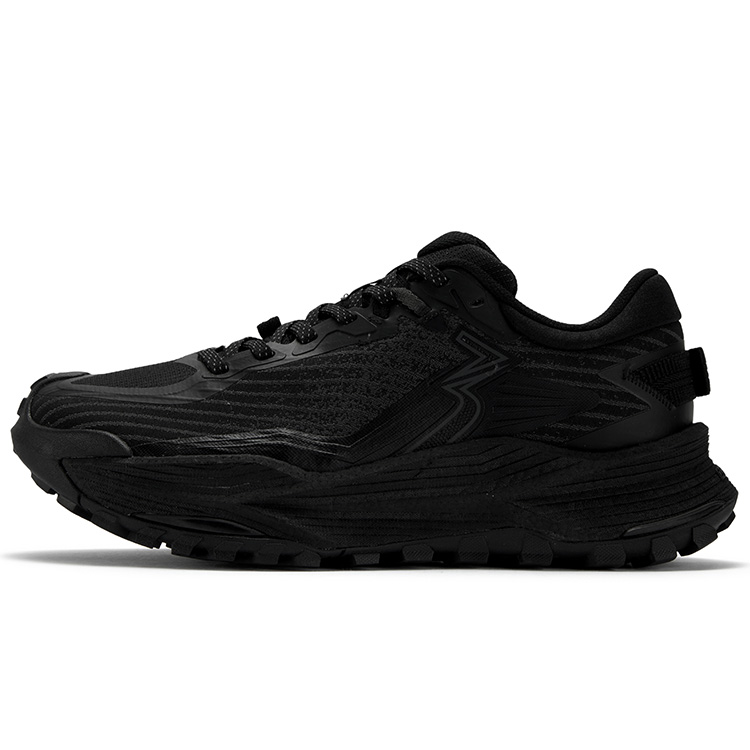 361° Wu Xia 2 Cushioning, Wear Resistant Low top Casual Running Shoes Men’s Black Charcoal Gray