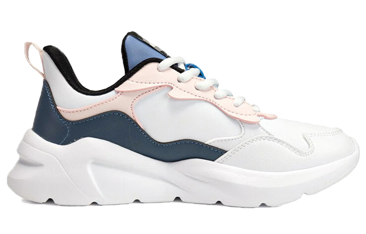 Erke Low top Casual Running Shoes Women’s White Blue Pink